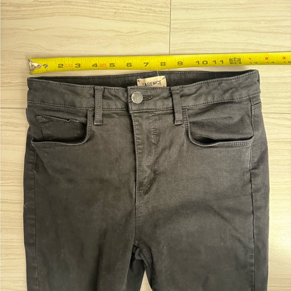 L'AGENCE Women's Charcoal High Rise Jeans